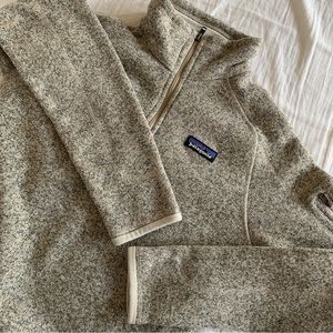 Patagonia Women’s Better Sweater 1/4 Zip Fleece in Pelican